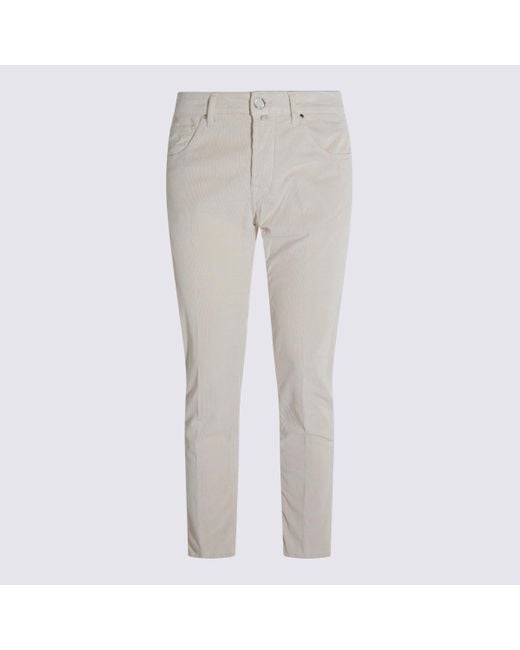Jacob Cohen Gray Carrot Scott Pants for men
