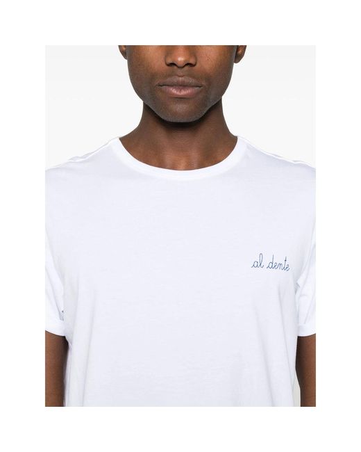 Maison Labiche White Cotton T Shirts for men