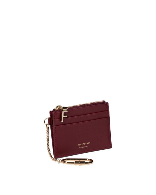 Wallets & Card Holders Rosso-Donna di Ferragamo in Purple