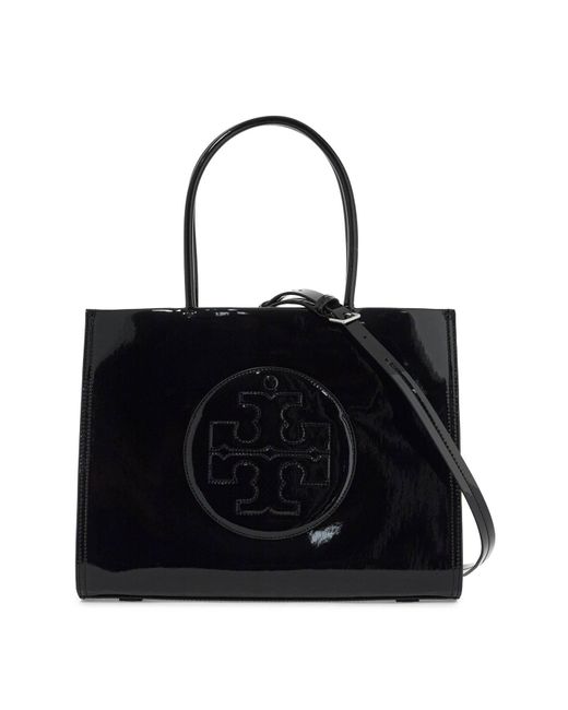 Tory Burch Black Borsa Tote Ella Bio In Ecovernice