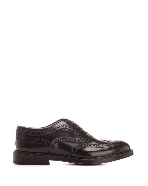 Corvari Brown Duilio Classic Leather Shoe Lace-Up Shoes for men