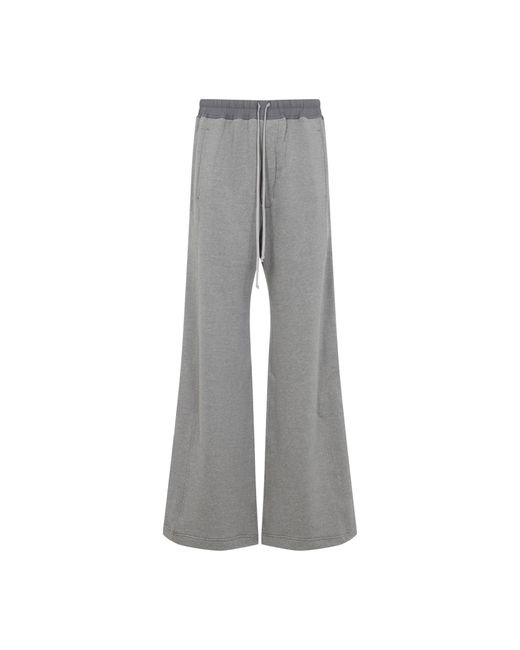 Melange Cotton Pusher Pants-Uomo di Rick Owens in Gray da Uomo