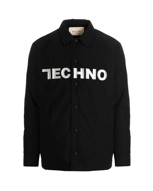 1017 ALYX 9SM Black 'techno' Jacket for men