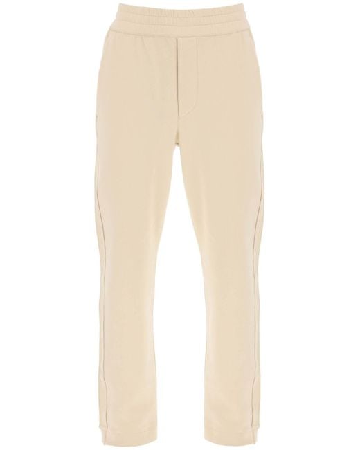 Zegna Natural Cotton & Cashmere Sweatpants for men