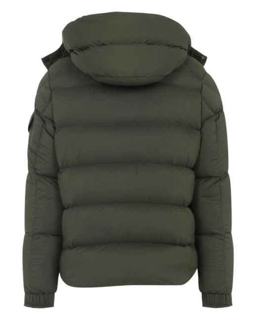 Moncler Green Maya 70 Hooded Short Down Jacket for men