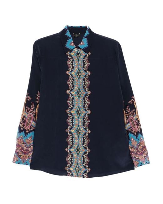 Camicia di Etro in Blue