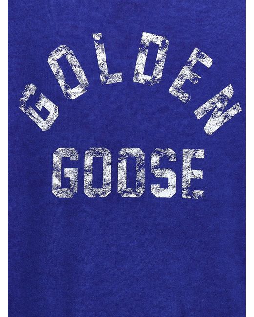 Golden Goose Deluxe Brand Blue 'Luca' Hoodie for men