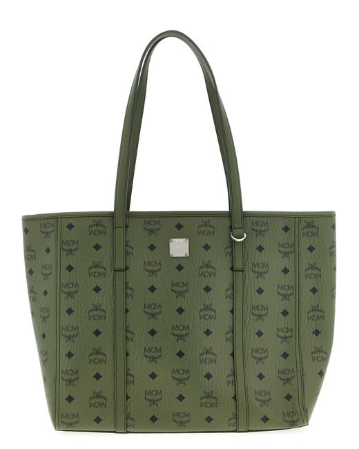 MCM Green Toni Tote Bag