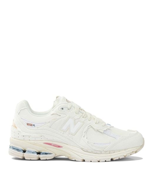 New Balance White 2002R Protection Pack Sneakers & Slip-On for men