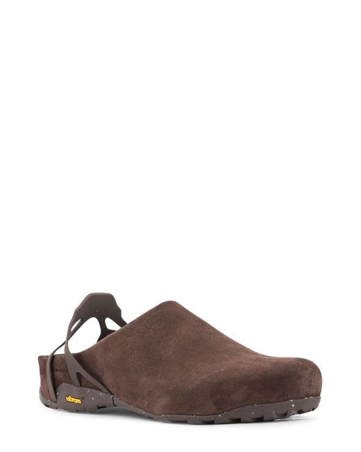 Roa Brown Fedaia Suede Mule for men