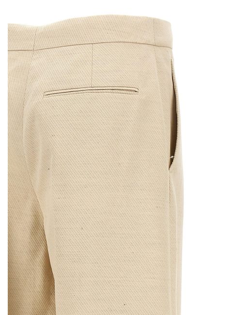Wool Pantaloni Beige di Stella McCartney in Natural