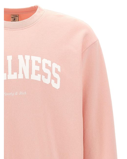 Sporty & Rich Pink 'Wellness' Sweatshirt