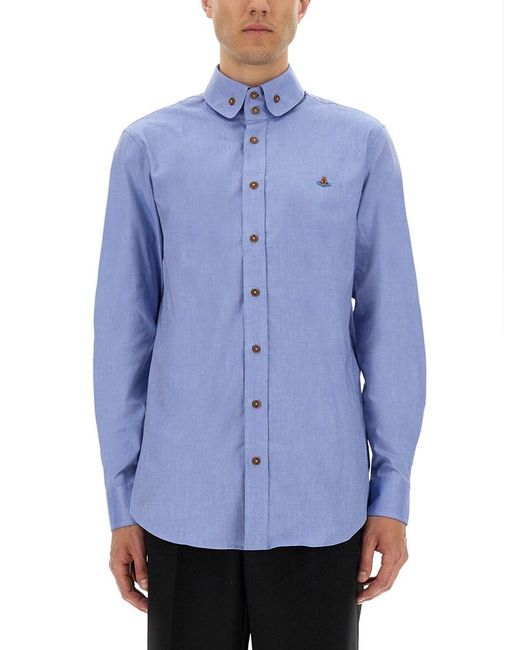Vivienne Westwood Blue Krall" Shirt for men