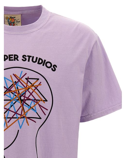 Kidsuper Purple Thoughts In My Head Tee T-shirt for men