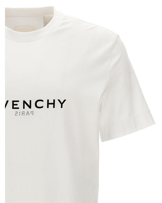 Givenchy White Logo T-Shirt for men