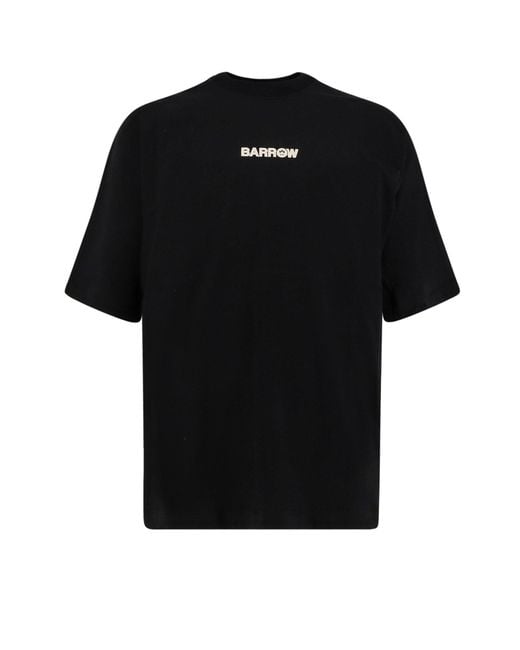 Barrow Black Cotton T. Shirt for men