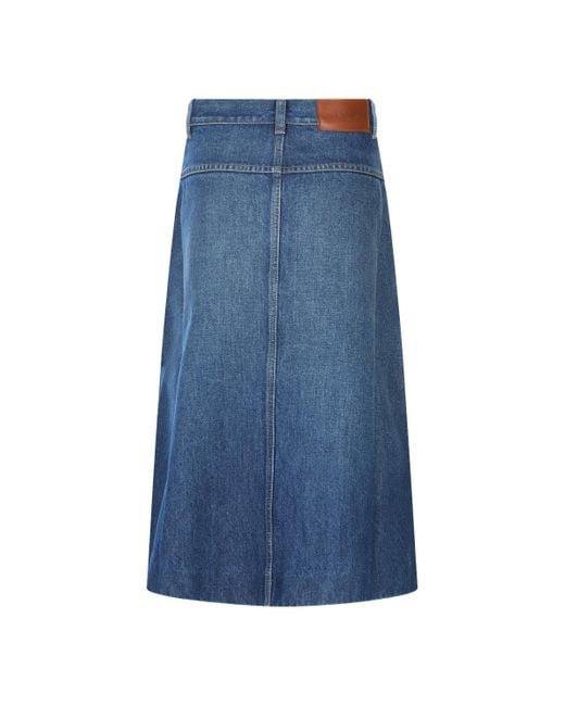 Skirts Hazy-Donna di Chloé in Blue