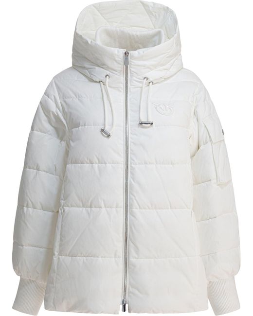 Pinko White Crusca Down Jacket