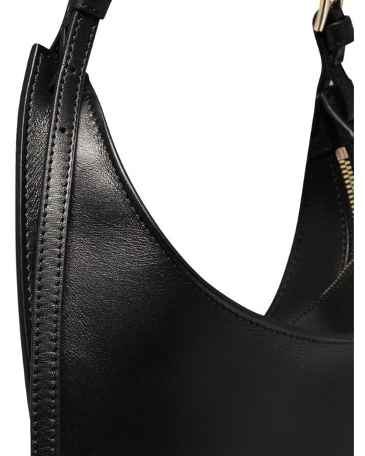 A.P.C. Black Small 'Iris' Eco-Leather Crossbody Bag