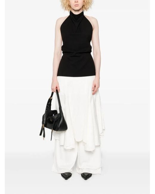 FEDERICO CINA Black Backless Top