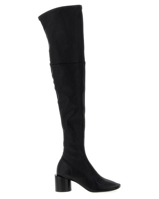 Jil Sander Black Nappa Boots Boots And Ankle Boots