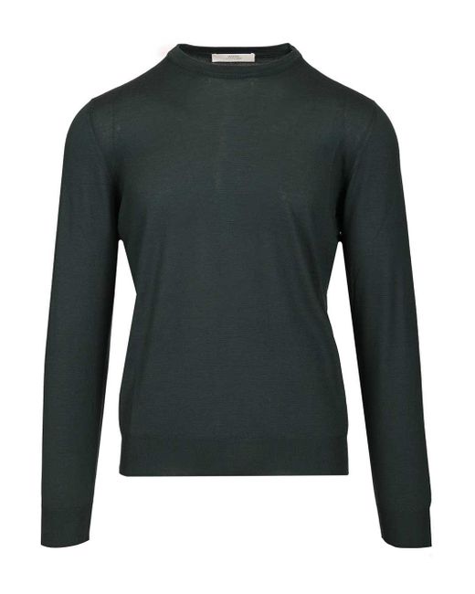 Mauro Ottaviani Green Crew Neck Sweater Knitwear for men