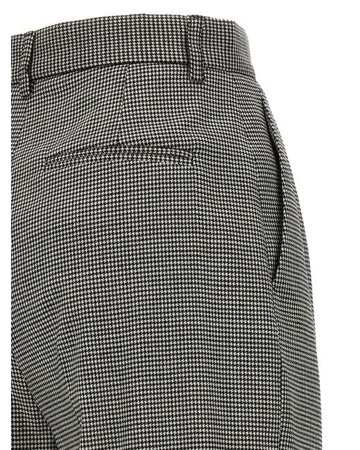 Rochas Gray Houndstooth Pants