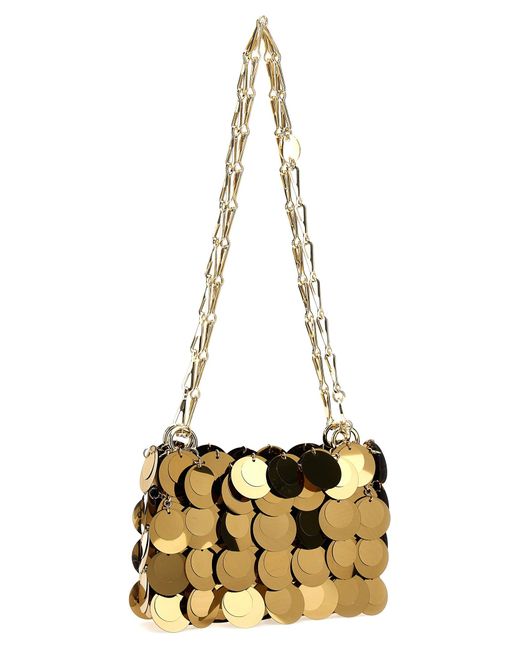 Sparkle Nano Borse A Mano Oro di Rabanne in Metallic