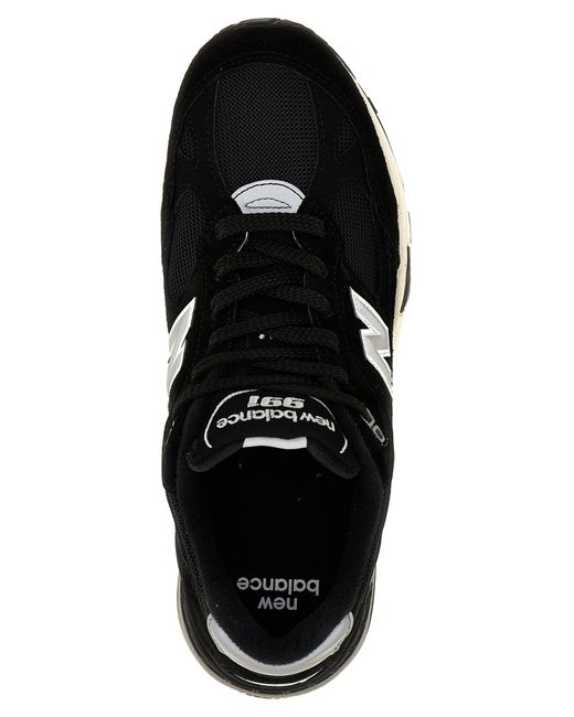 Sneakers Made In Uk 991 di New Balance in Black