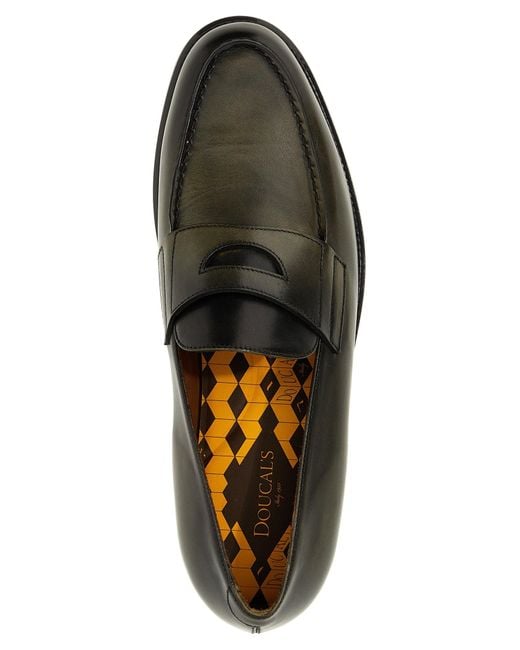 Doucal's Black 50 Years Anniversary Loafers for men