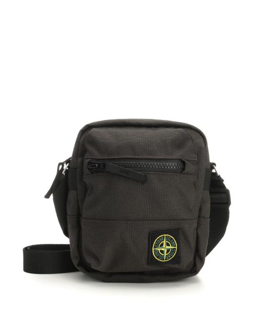 Stone Island Black Clutch Bag for men