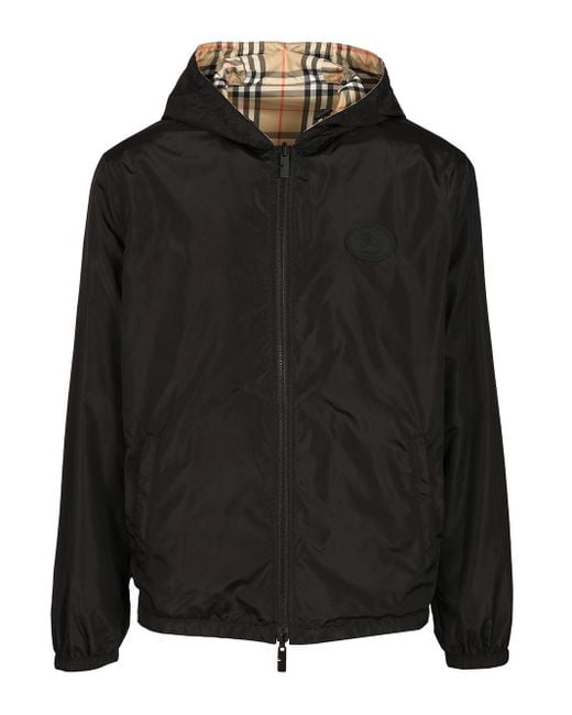 Burberry Metallic Reversible Check Jacket Jackets for men