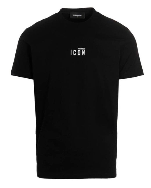 ' T Shirt Nero di DSquared² in Black da Uomo