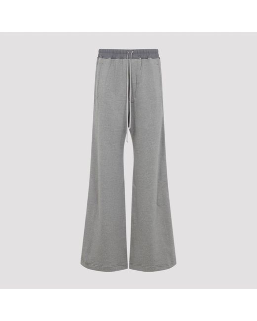 Melange Cotton Pusher Pants-Uomo di Rick Owens in Gray da Uomo