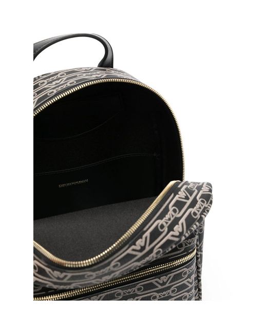 Emporio Armani Black Backpacks & Travels