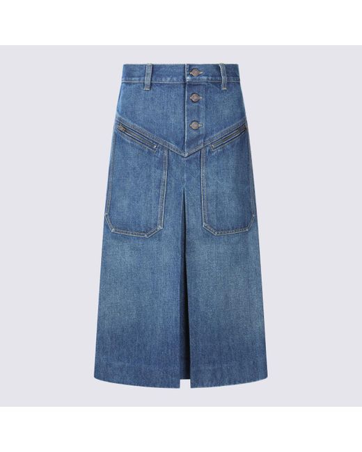 Skirts Hazy-Donna di Chloé in Blue