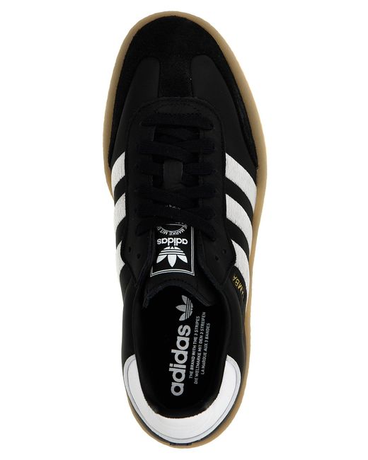 Samba Sneakers Bianco/Nero di Adidas Originals in Black