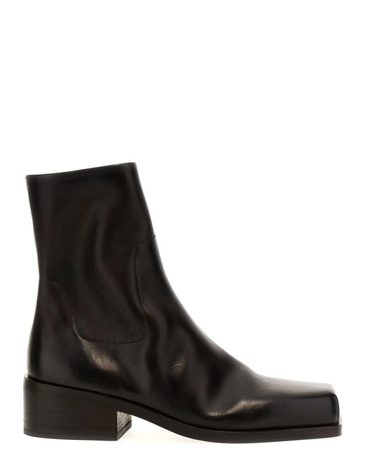 Marsèll Black Cassello Boots, Ankle Boots for men