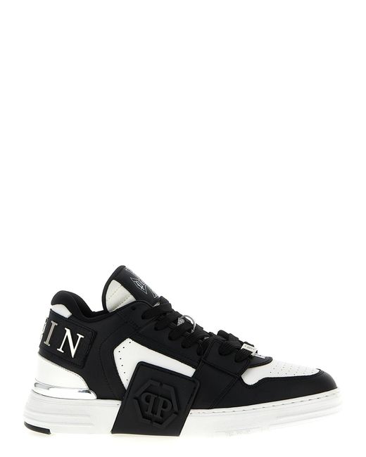 Philipp Plein Black Phantom Kicks Sneakers for men