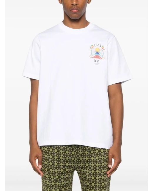 T-Shirt 'Casa Way' di Casablanca in White da Uomo