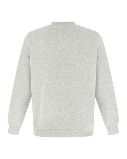 Gramicci White One Point Crew Sweatshirt for men