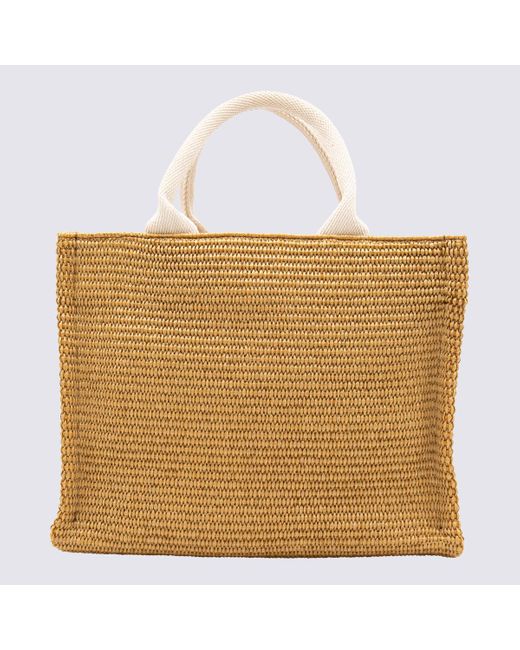 Bags Raw Sienna/Natural-Donna di Marni in Metallic