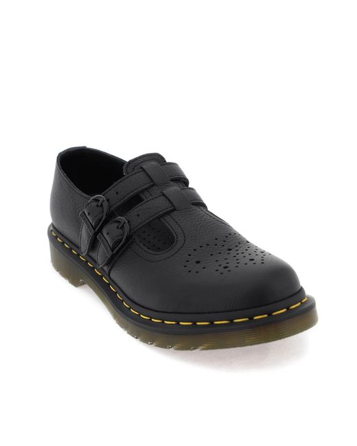 Dr. Martens Black Dr.Martens "Leather Virginia Mary Jane Shoes
