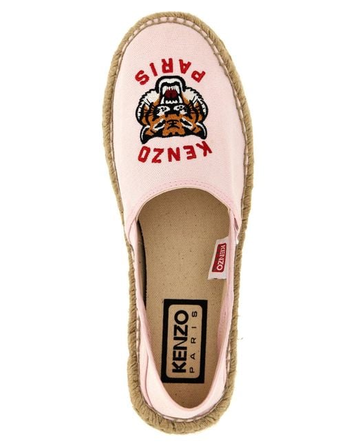 KENZO Pink Tiger Flat Shoes