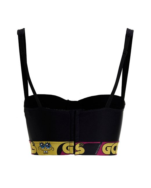 Gcds Black 'spongebob' Bra