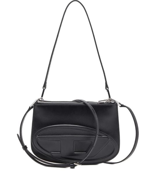 DIESEL Black 1Dr Twin-Double-Pouch Shoulder Bag
