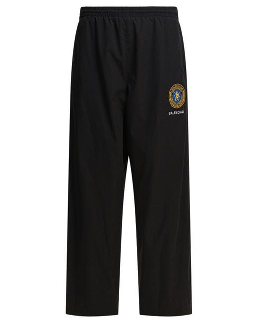 Trousers Nero-Uomo di Balenciaga in Black da Uomo