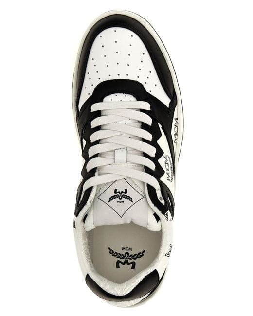 MCM White Neo Terrain Sneakers for men