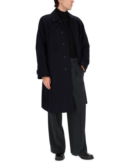 Studio Nicholson Black "Cabo" Coat for men