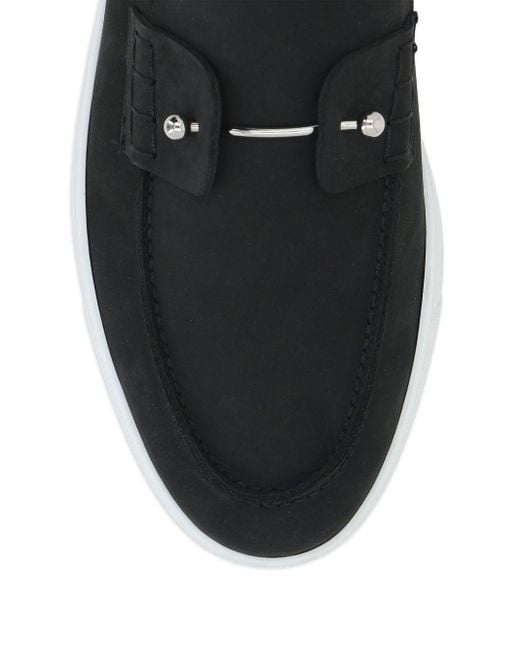 Christian Louboutin Black Flat Shoes for men